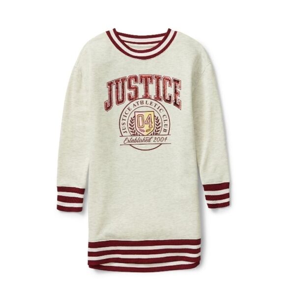 Justice Girls Rib Cuff Sweatshirt Dresses 2-Pack Size L (12/14) - Picture 8 of 10